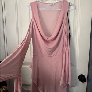 Elegant Pink Women's Dress